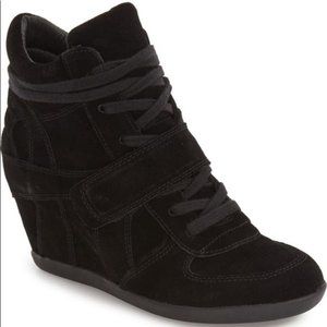 ASH Bowie Wedge High Top Lace Up Booties  Sz 9